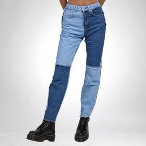 The Ragged Priest Equilibrium Patchwork Mom Jeans⛓️
